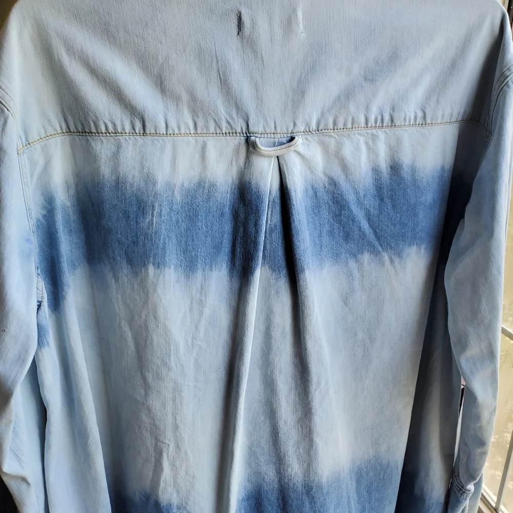We The Free Tuscan Tie Dye Denim Tunic - Picture 10 of 12